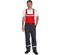 Полукомбинезон ФОРМГОСТ "Мегаполис Люкс", темно-серый + красный (СМ), 64-66 (170-176) 4620241942653