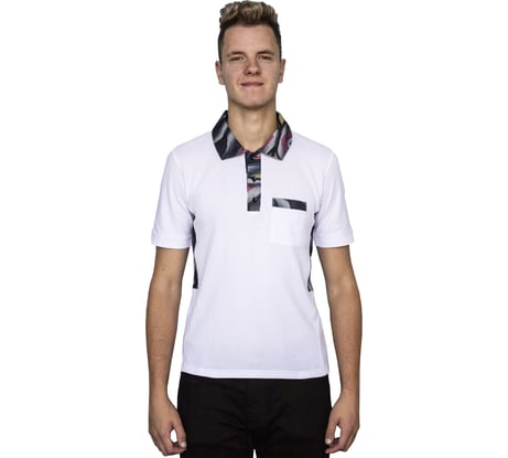 Футболка-поло с цветными боковыми вставками SAF+ Драйв P-777 4