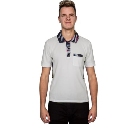 Футболка-поло с цветными боковыми вставками SAF+ Драйв P -777 24