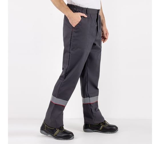 Костюм MILL ПРОФИ серый/красный куртка, брюки 52-54/170-176 4660319474341
