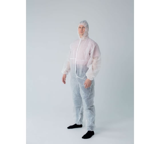 Защитный комбинезон Смелый Каспер плотность 40 г/м2, р. 4XL/180-188 57238 1
