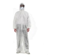 Неламинированный комбинезон Ткачевъ К-С, 60 г/м2, р.52-54, без планки, без утягивающей резинки 838