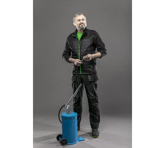 Гибридная куртка HOEGERT TECHNIK LEVIN, черный, р.2XL/56 HT5K385-2XL
