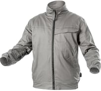 Рабочая куртка HOEGERT TECHNIK KALMIT, светло-серый, р.2XL/56 HT5K803-1-2XL