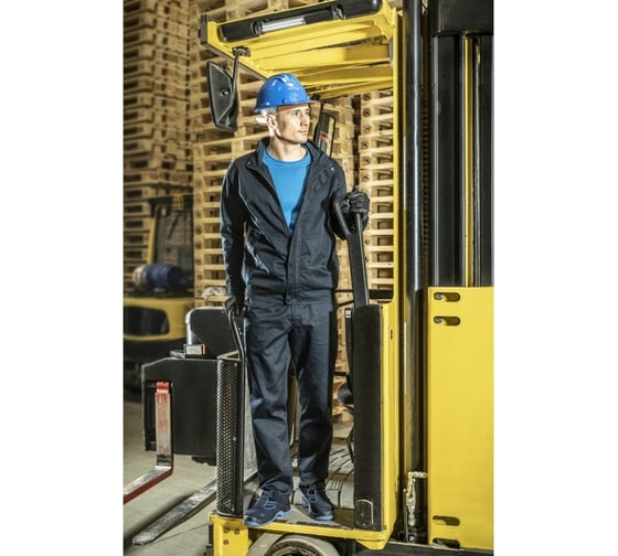 Рабочая куртка HOEGERT TECHNIK FABIAN, темно-синий, р.2XL/56 HT5K304-2XL
