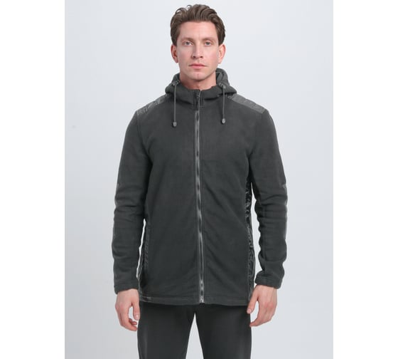 Куртка с капюшоном ФАКЕЛ 87494817 Кэмп (тк.Флис), т.серый 87494817.021 1
