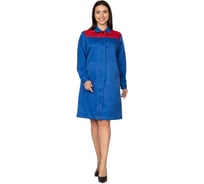 Халат женский Прабо Пантеон василёк/красный 96-100/158-164 (48/1) 30153