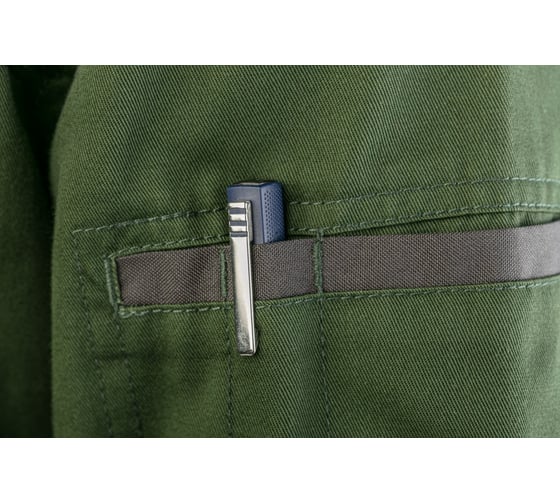 Рабочая куртка HOEGERT TECHNIK RUWER, темно-зеленая, р.XL HT5K359-XL