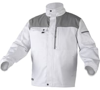 Рабочая куртка HOEGERT TECHNIK SALM, белая, р.L HT5K361-L
