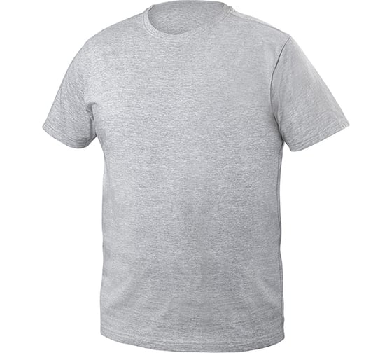 Футболка HOEGERT TECHNIK VILS хлопок, серая, меланж, р. 3XL HT5K425-3XL 1
