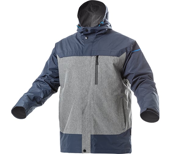 Непромокаемая куртка HOEGERT TECHNIK TANGER, темно-синий/серый, р.XL/54 HT5K248-XL