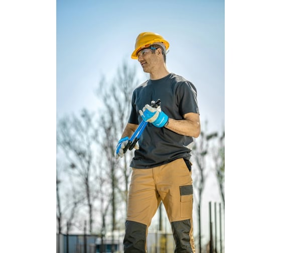 Футболка HOEGERT TECHNIK VILS хлопок, графитовая, р. S HT5K410-S
