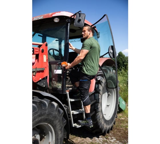 Футболка HOEGERT TECHNIK VILS хлопок, темно-зеленая, р. 2XL HT5K426-2XL