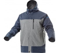 Непромокаемая куртка HOEGERT TECHNIK TANGER, темно-синий/серый, р.2XL/56 HT5K248-2XL