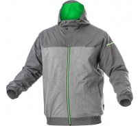 Непромокаемая куртка HOEGERT TECHNIK HEINER, темно-серый/зеленый, р.M/50 HT5K249-M