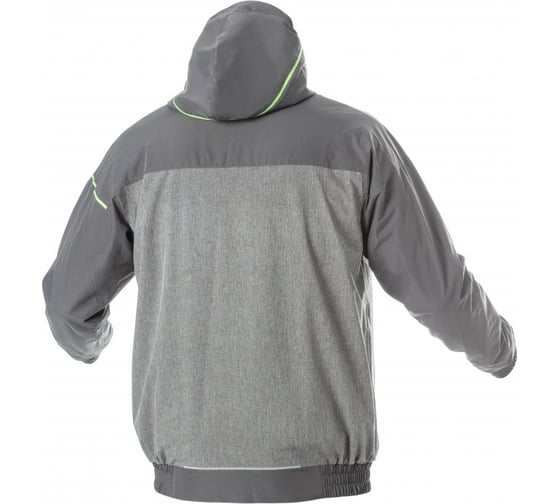 Непромокаемая куртка HOEGERT TECHNIK HEINER, темно-серый/зеленый, р.2XL/56 HT5K249-2XL