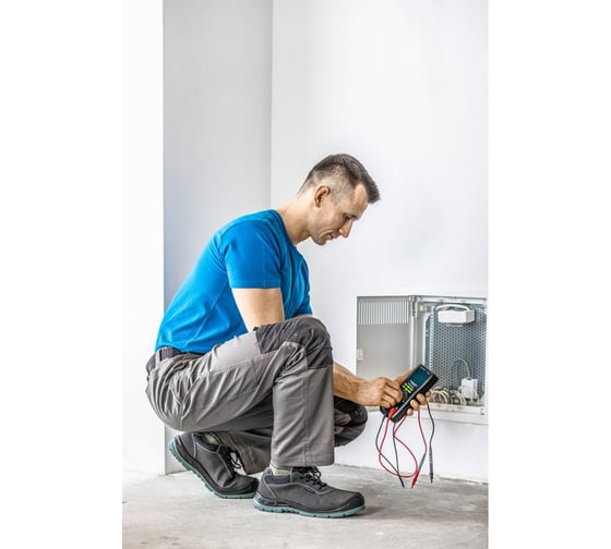 Футболка HOEGERT TECHNIK VILS хлопок, синяя, р. XL HT5K412-XL