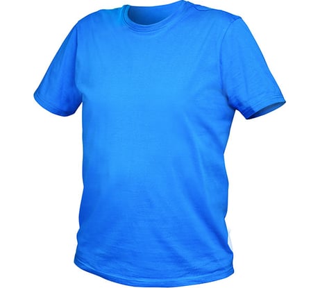 Футболка HOEGERT TECHNIK VILS хлопок, синяя, р. 2XL HT5K412-2XL