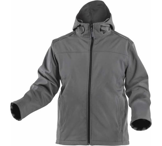 Куртка софтшелл HOEGERT TECHNIK INN, графит, р.2XL HT5K254-2XL 19415424