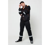 Костюм ООО ГУП Бисер Мотор NEW черный/оранжевый СВП 96-100/194-200 4630407331283