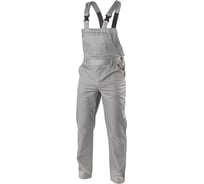 Рабочий полукомбинезон HOEGERT TECHNIK FABIAN светло-серые, M/50 HT5K311-M