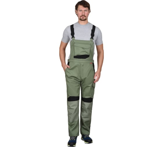 Полукомбинезон СИРИУС ЦИТРИН-К светло-оливковый с черным р. 96-100/182-188 149244-к 1