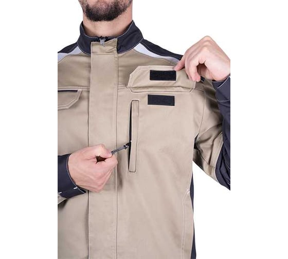 Куртка Iform ТУРБО SAFETY летняя, бежевый-т.серый (112-116, 194-200), шт, Кур 402/112/194
