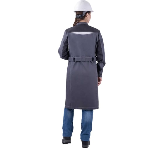 Халат Iform ТУРБО SAFETY летний, серый-т.серый, женский (104-108, 182-188), шт, Хал 746/104/182