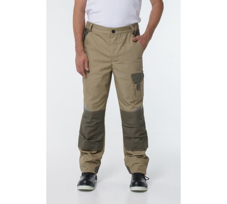 Брюки рабочие мужские Эпицентр №116 бежевый, хаки, СОП ткань Канвас 64-66/182-188 №116 №116.БрБХСК,4610375941134