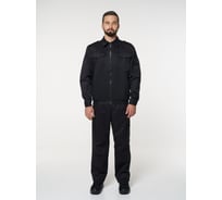 Костюм рабочий мужской Эпицентр №106 (куртка, брюки) черный, ткань Твил 44-46/182-188 №106 №106.КсЧТв,4610375934273