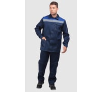 Костюм ГК Спецобъединение ПРОФИ летний, т/синий-василек (Куртка+брюки) (104-108, 158-164), компл Кос 033/104/158