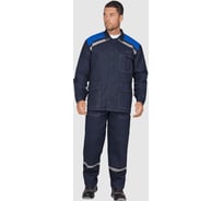 Костюм ГК Спецобъединение МОНТАЖ летний, т/синий-василек, 100% х/б (Куртка+брюки) (112-116, 194-200) Кос 449/112/194