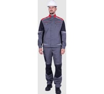 Куртка Iform ТУРБО SAFETY летняя, серый-черный-красный (112-116, 158-164), шт, Кур 702/112/158