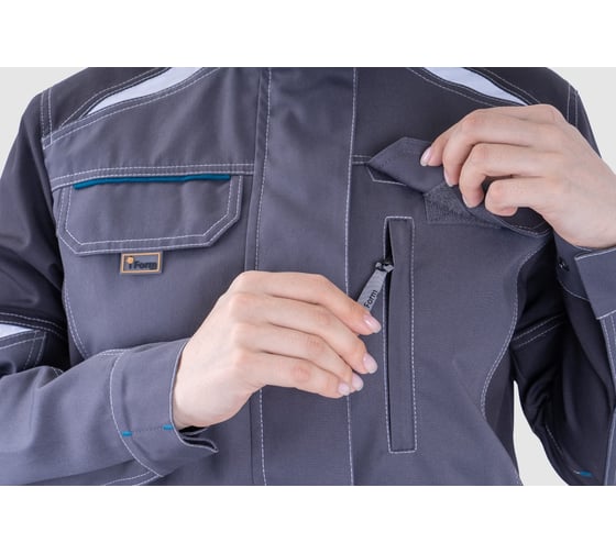 Куртка Iform ТУРБО SAFETY летняя, серый-т.серый, женская (104-108, 182-188), шт, Кур 690/104/182