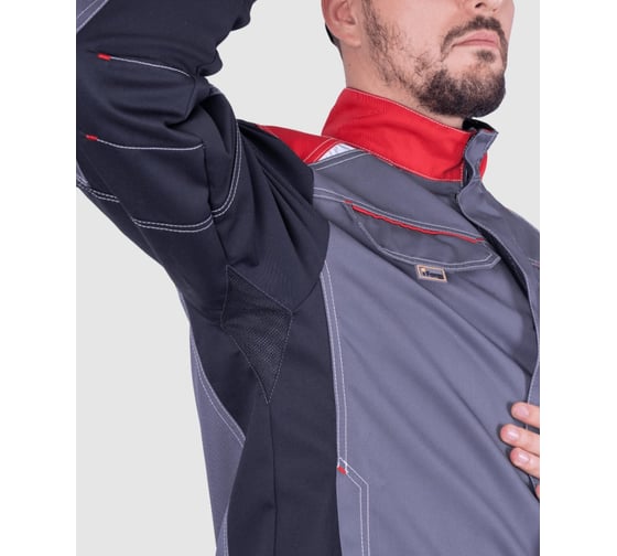 Куртка Iform ТУРБО SAFETY летняя, серый-черный-красный (144-148, 194-200), шт, Кур 702/144/194