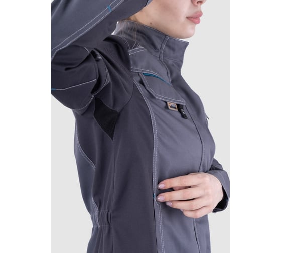 Куртка Iform ТУРБО SAFETY летняя, серый-т.серый, женская (128-132, 182-188), шт, Кур 690/128/182
