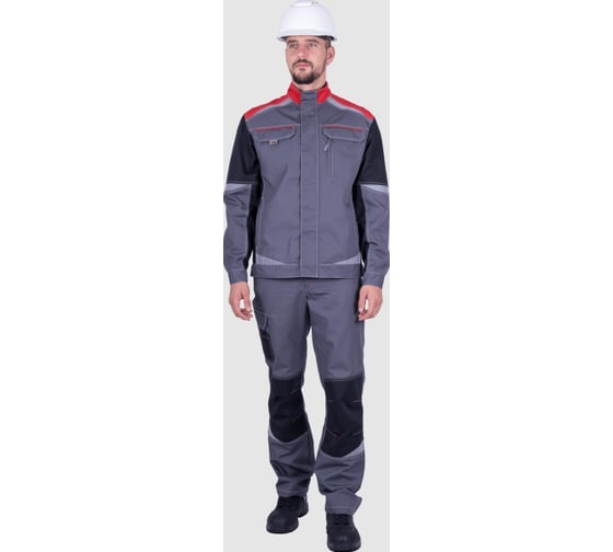Куртка Iform ТУРБО SAFETY летняя, серый-черный-красный (144-148, 182-188), шт, Кур 702/144/182