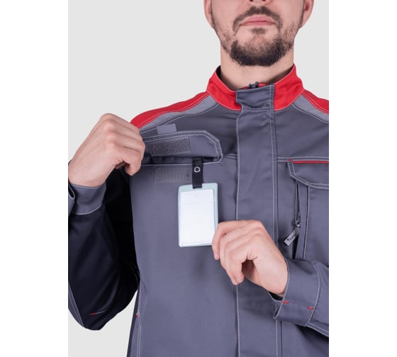 Куртка Iform ТУРБО SAFETY летняя, серый-черный-красный (144-148, 182-188), шт, Кур 702/144/182
