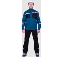 Куртка ГК Спецобъединение СТРОНГ летняя, бирюза-черный (104-108, 194-200), шт Кур 1607/104/ 194