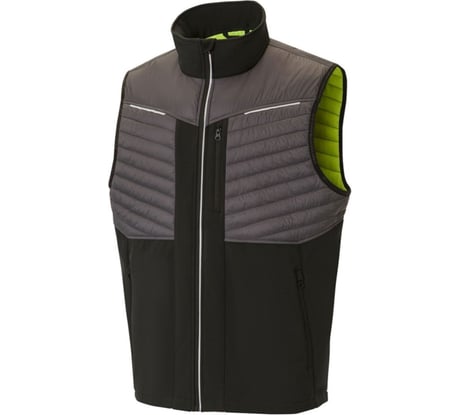 Жилет СОЮЗСПЕЦОДЕЖДА ЮНИОНВОРКВЕАР (UNIONWORKWEAR) Микс т.серый/черный/лайм, 52-54/170-176 2000000305639