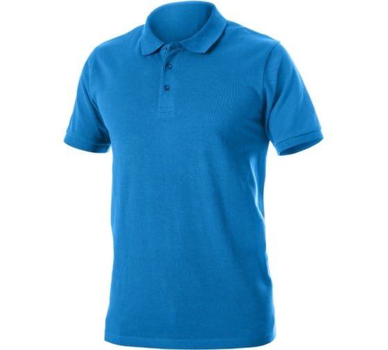 Футболка-поло HOEGERT TECHNIK TOBIAS хлопковая, синяя, р. XL /54/ HT5K417-XL