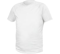 Футболка HOEGERT TECHNIK SEEVE из полиэстера, белая, р. 2XL HT5K401-2XL
