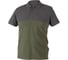 Футболка Polo HOEGERT TECHNIK URFT хлопок, темно-зеленая/асфальтовая, р. 2XL HT5K419-2XL 1