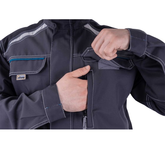 Куртка Iform ТУРБО SAFETY летняя, т.серая-черная (104-108, 194-200) Кур 1604/104/194
