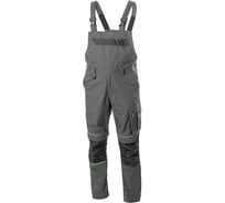 Рабочий полукомбинезон HOEGERT TECHNIK LEMBERG темно-серый, S/48 HT5K801-S