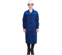 Халат ГК Спецобъединение СТАНДАРТ летний, т/синий-василек, женский (128-132, 182-188) Хал 013/ Хал 013/128/182