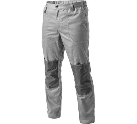 Рабочие штаны HOEGERT TECHNIK KALMIT светло-серые, р.3XL /58/ HT5K805-1-3XL