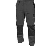 Рабочие штаны HOEGERT TECHNIK EDGAR серые, размер S HT5K279-1-S