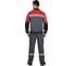 Костюм СИРИУС Лигор-2 куртка короткая, брюки т.серый с красным и черным, СОП 50 мм р.104-108/170-176 152788 3