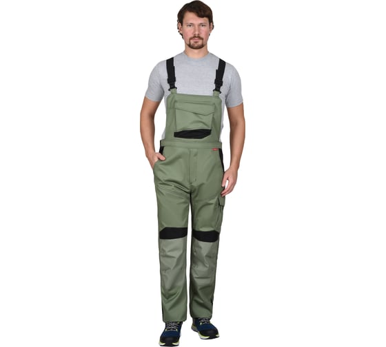 Полукомбинезон СИРИУС ЦИТРИН-К светло-оливковый с черным р. 88-92/182-188 149242-к 1